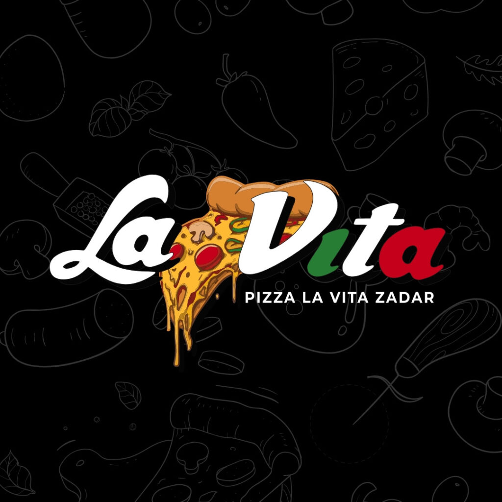 Logo Zadar Professional qr code - taxi pizza dostava la vita lavita 2